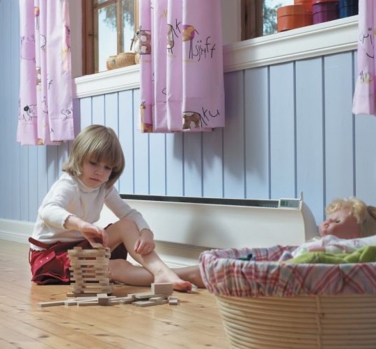 Glamox TLO 300w fűtőpanel digitális termosztáttal 18cm magas