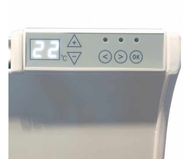 Glamox TLO 300w fűtőpanel digitális termosztáttal 18cm magas - Image 3