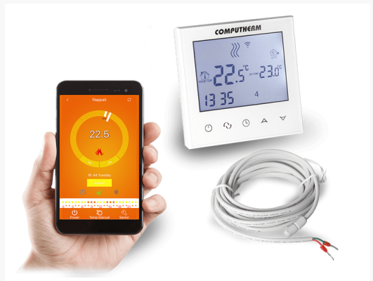 Computherm E 280 programozható digitális Wi-Fi szobatermosztát radiátoros- és padlófűtési rendszerekhez