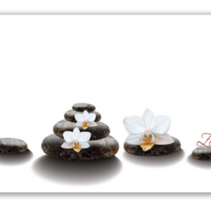 Üveg - kép infrapanel Orchids (600 W) Új termék!