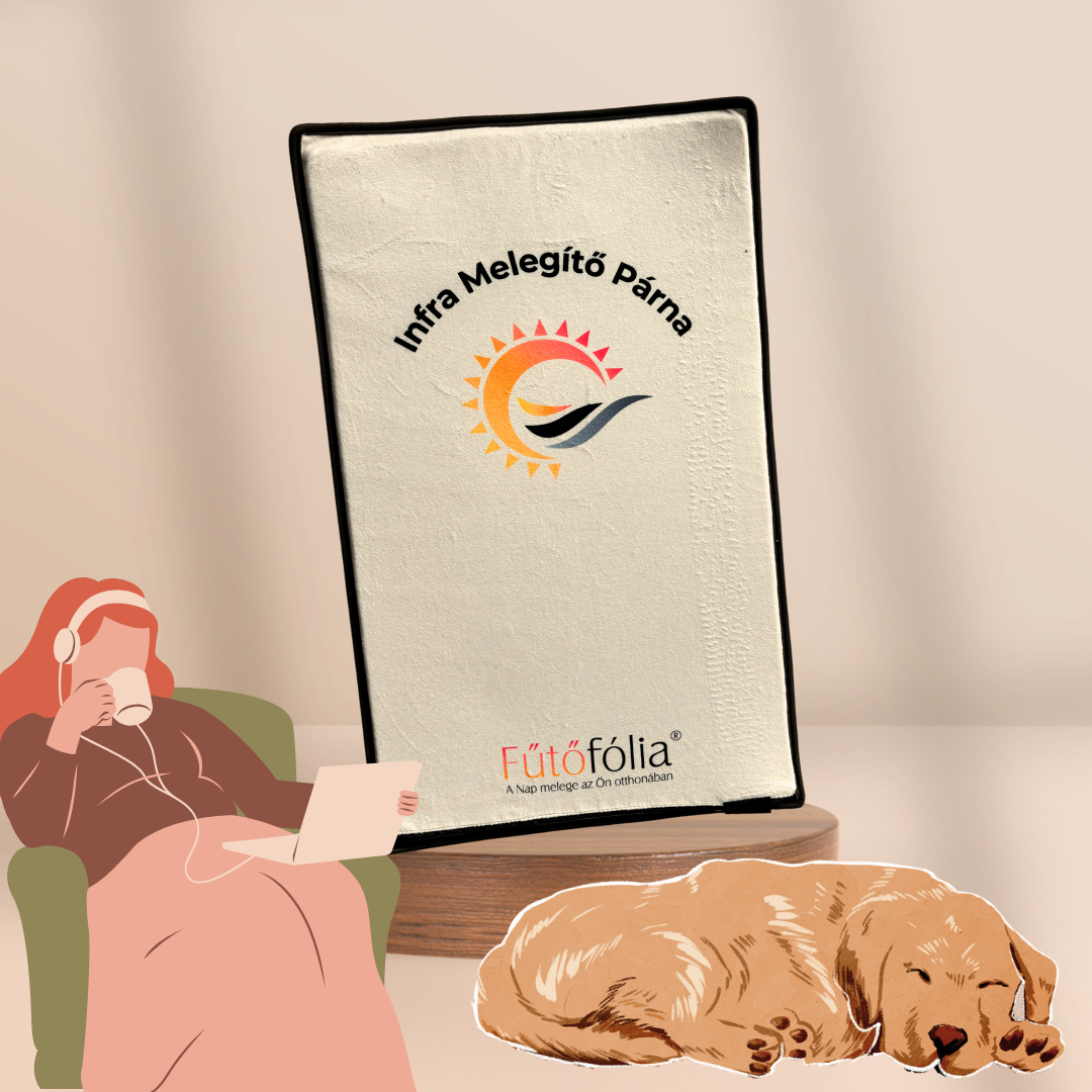 Infra Melegítő Párna- 25x50cm